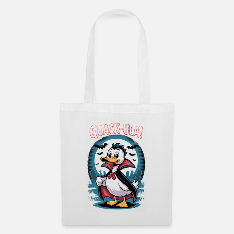 Quaccula Vampire Duck - Tote Bag - white