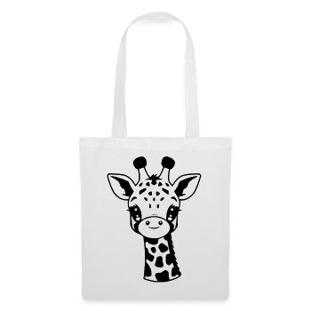 Giraffe T-shirt Gift - Tote Bag - white - Front