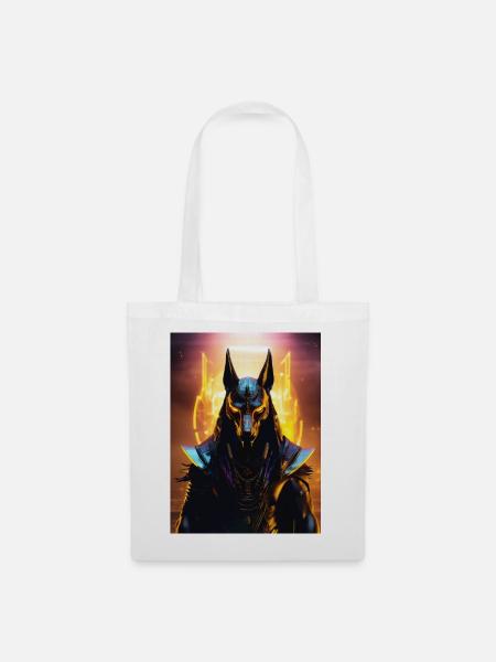 Anubis – Wächter der Seelen - Stoffbeutel - Weiß