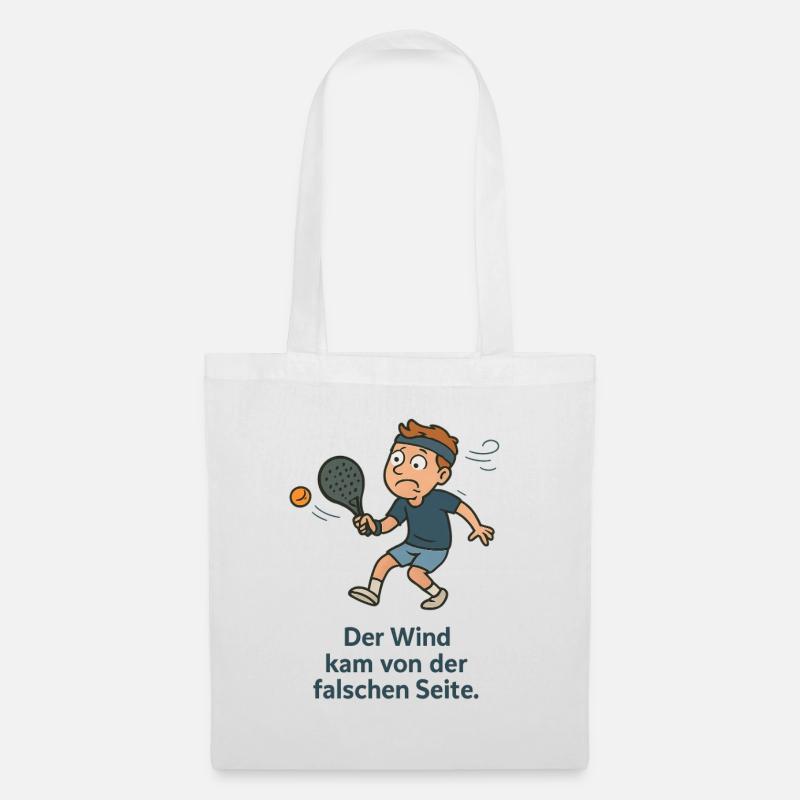 Windversetzter Padelwitz - Stoffbeutel - Weiß