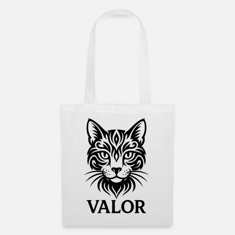 Katze – Valor - Stoffbeutel - Weiß
