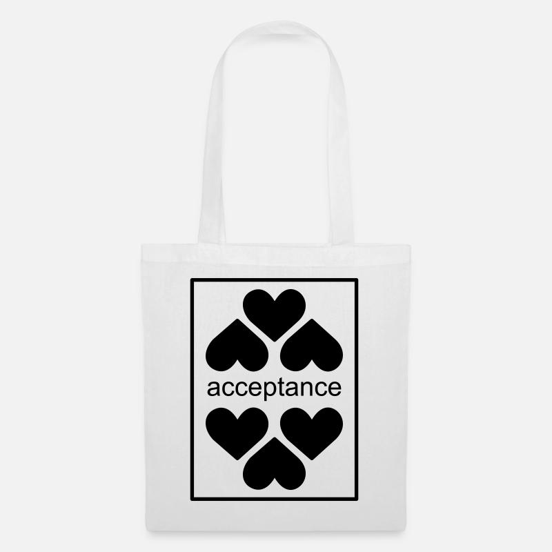 Acceptation - Sac en tissu - blanc