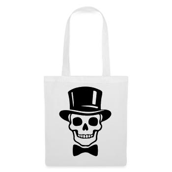 Icône du Crâne du Marié Jga - Sac en tissu - blanc - Devant