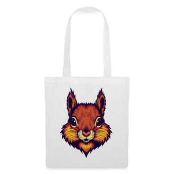 Bright autumnal squirrel - Tote Bag - white - Front
