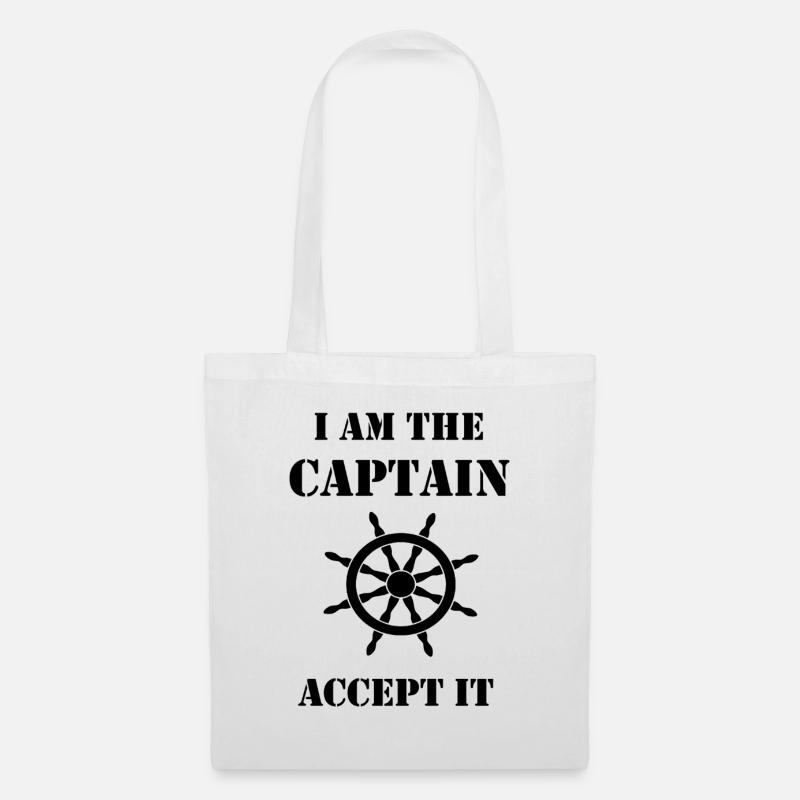 Captain-02 - Stoffbeutel - Weiß