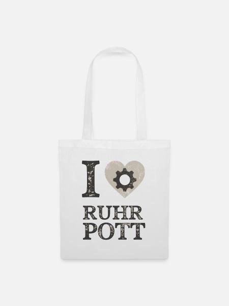 Ich liebe Ruhrpott Gear - Stoffbeutel - Weiß