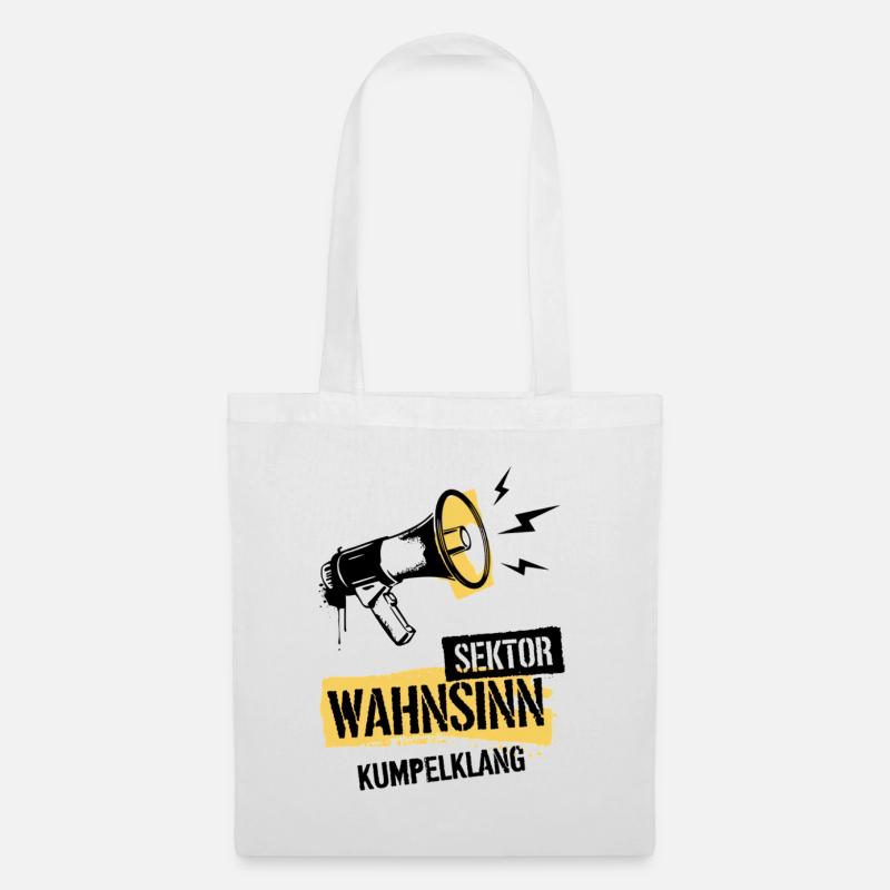 Sektor Wahnsinn - Stoffbeutel - Weiß