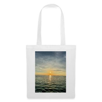 Sunset by the sea Evening atmosphere - Tote Bag - white - Front