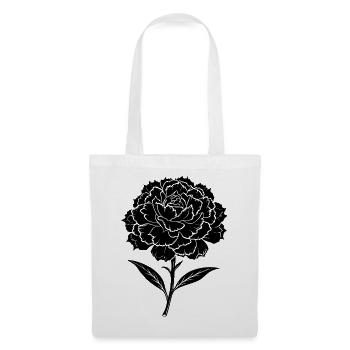 Carnation Flower - Tote Bag - white - Front
