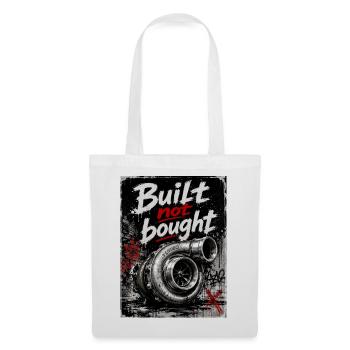 Racer - built not bought - Tote Bag - white - Front