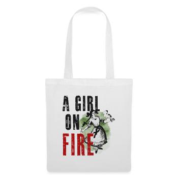 Paulinchen - Une fille en feu - - Sac en tissu - blanc - Devant