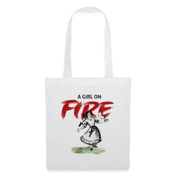 Girl on Fire – Paulinchen - Stoffbeutel - Weiß - Vorne