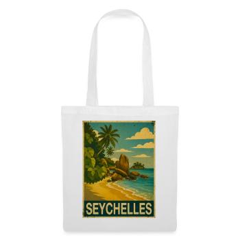 Seychellen - Stoffbeutel - Weiß - Vorne
