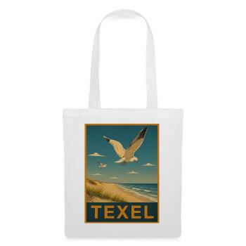 Texel Möwe - Stoffbeutel - Weiß - Vorne