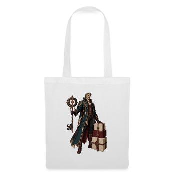 Runenmagier mit Geschenken - Stoffbeutel - Weiß - Vorne