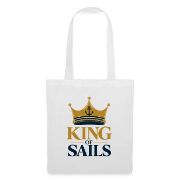 King of Sails – König der Segler - Stoffbeutel - Weiß - Vorne