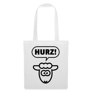 Hurz! (Lamm / Sketch / Lustig / Total Normal / B) - Stoffbeutel - Weiß - Vorne