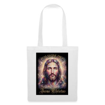Jesus Christus Ich segne Dich - Stoffbeutel - Weiß - Vorne