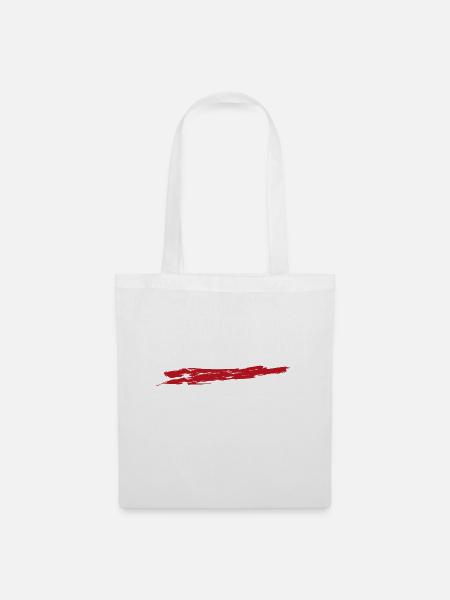 Farbkleckse Kleckse Farbspritzer Maler Geschenk - Stoffbeutel - Weiß