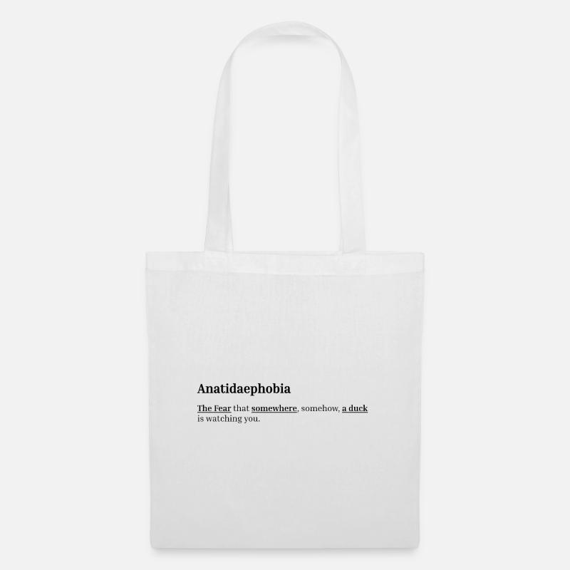 Anatidaephobia - Tote Bag - white