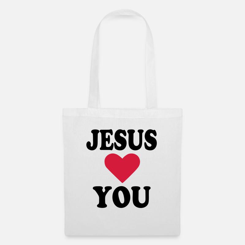 Jesus - Stoffbeutel - Weiß
