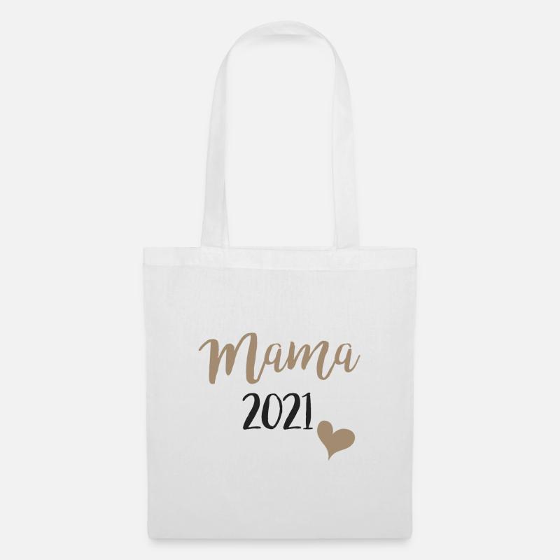 Mama 2021 - Stoffbeutel - Weiß
