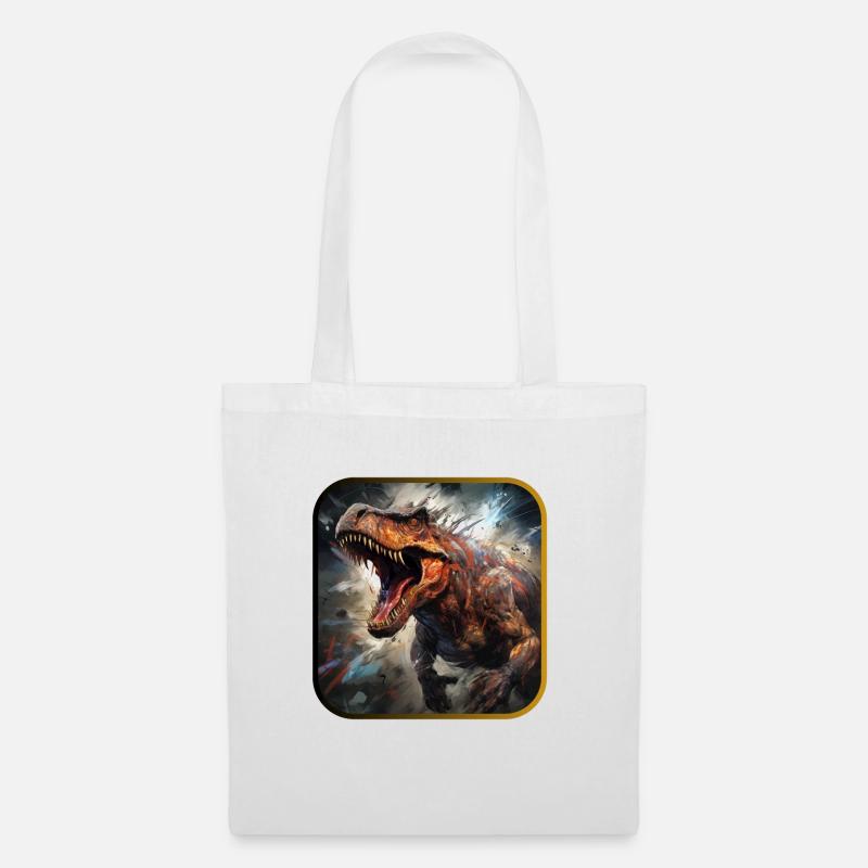 Dinosaurier Dinosaurs Design - Stoffbeutel - Weiß