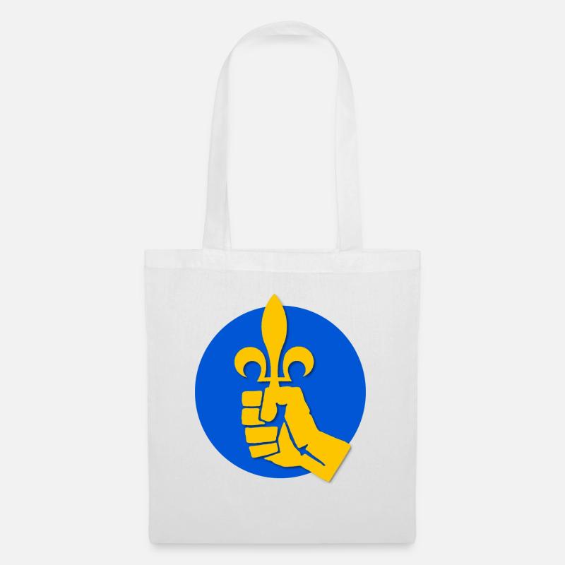 Poing Lys - Sac en tissu - blanc
