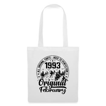 1993 February Original: 31 Years Anniversary Gift - Tote Bag - white - Front