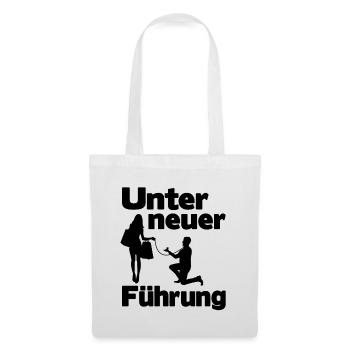 Junggesellenabschied Lustig Unter neuer Führung - Stoffbeutel - Weiß - Vorne