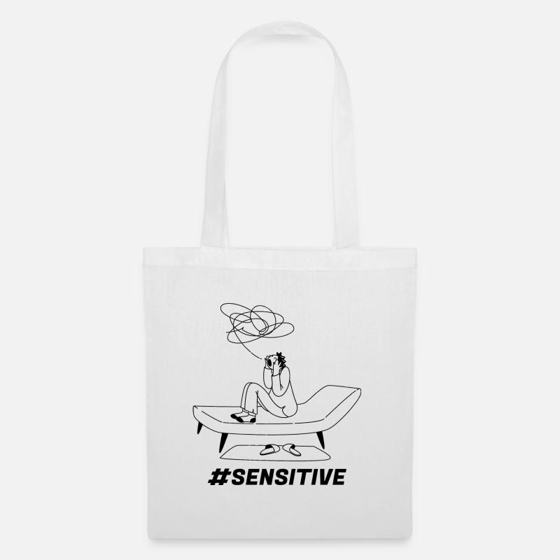 Sensitive - Tote Bag - white