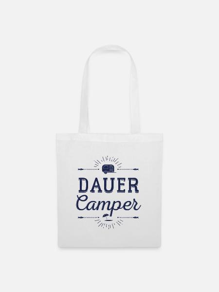 Dauercamper - Stoffbeutel - Weiß