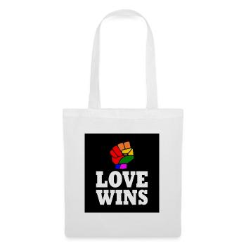 Love wins - Tote Bag - white - Front