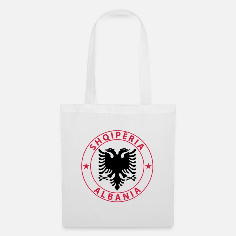Albania - Stoffbeutel - Weiß