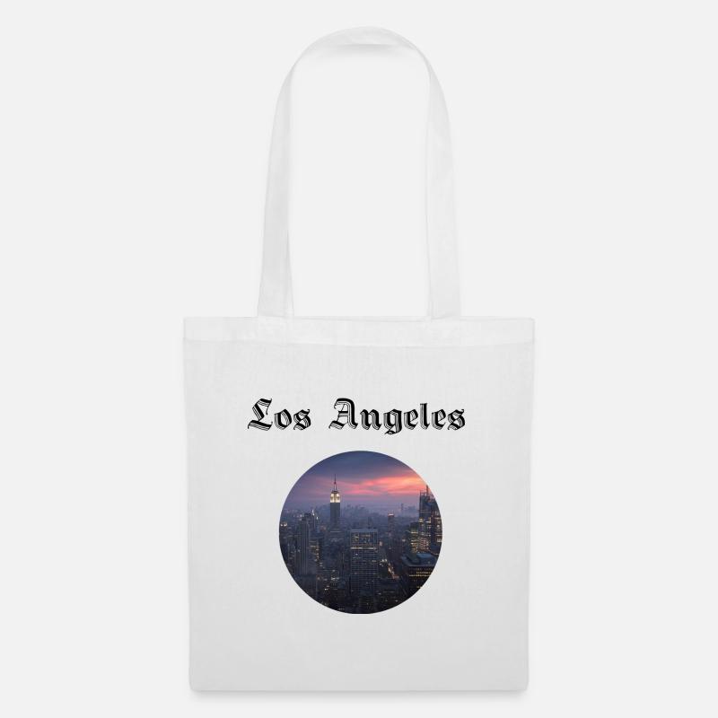 Los Angeles - Stoffbeutel - Weiß