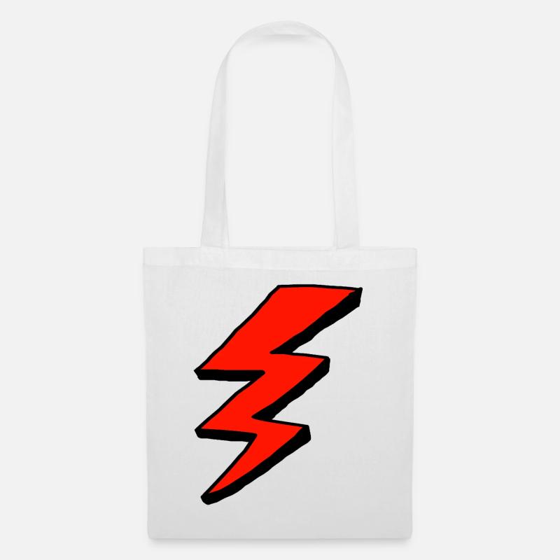 Foudre ϟ Flash - Sac en tissu - blanc