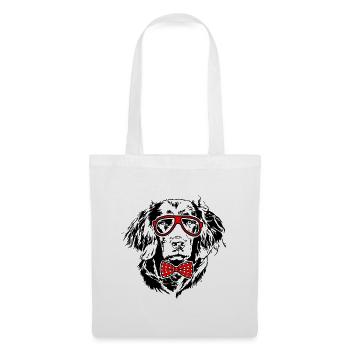 CHIEN DE CAILLE ALLEMAND Lunettes Chiens chien intelligent - Sac en tissu - blanc - Devant