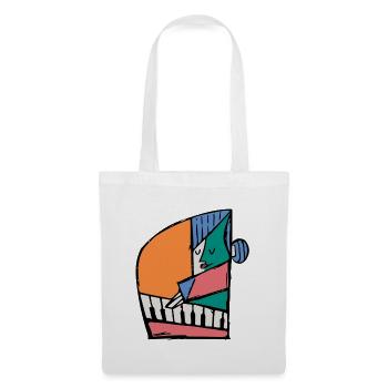 Pianist - Tote Bag - white - Front