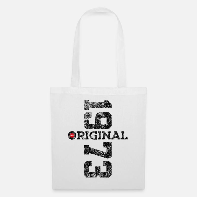 53. GEBURTSTAG ORIGINAL 1973 - Stoffbeutel - Weiß