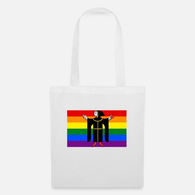 Rainbow Pride Munich / München Flag - Tote Bag - white