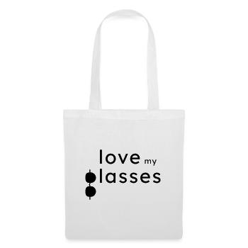 Love my Glasses - Tote Bag - white - Front