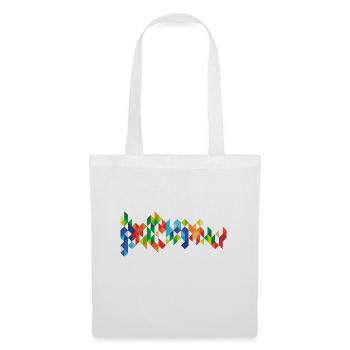 Farbkleckse Kleckse Farbspritzer Maler Geschenk - Stoffbeutel - Weiß - Vorne