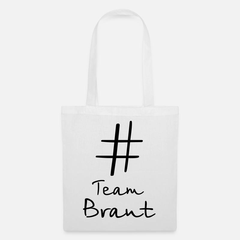#Team Braut Junggesellenabschied Freundin Crew - Stoffbeutel - Weiß