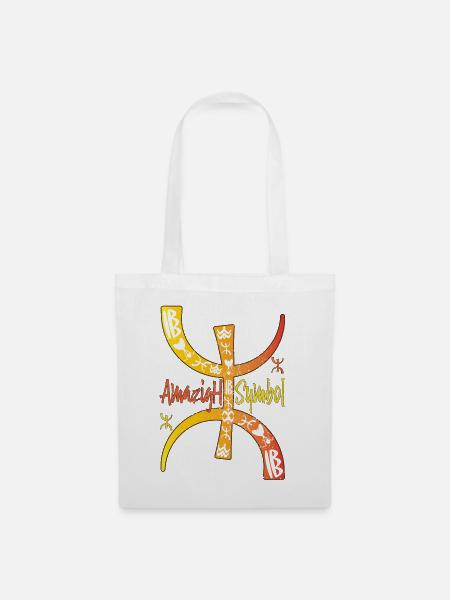 Yaz Amazigh: Berber-Tattoo ideales Geschenk für Frauen - Stoffbeutel - Weiß