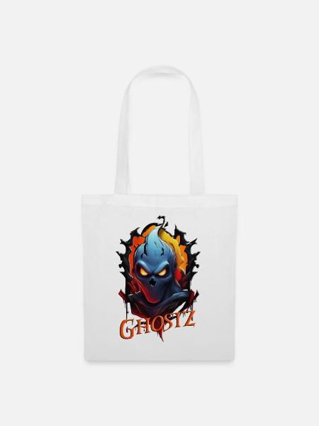 Ghostz – Dark Wraith - Stoffbeutel - Weiß