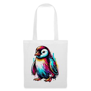 Pingouin - Sac en tissu - blanc - Devant
