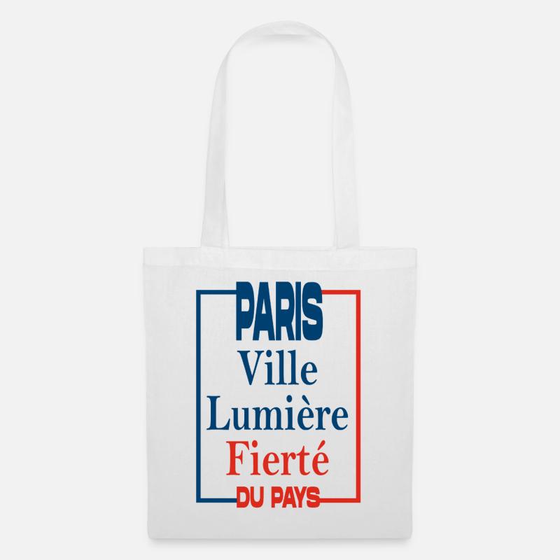 PARIS STADT DES LICHTS - Stoffbeutel - Weiß