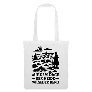 Lüneburger Heide Wilseder Berg - Stoffbeutel - Weiß - Vorne