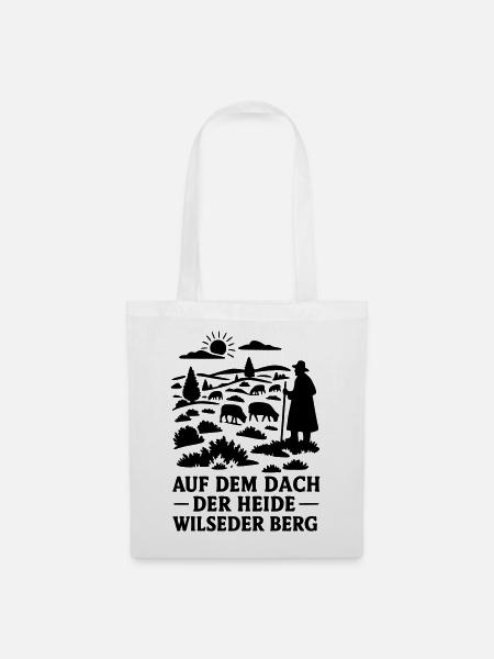 Lüneburger Heide Wilseder Berg - Stoffbeutel - Weiß