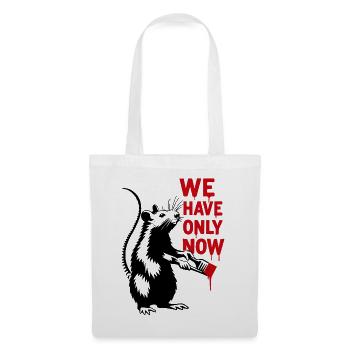 We Only Now Rat Art - Tote Bag - white - Front